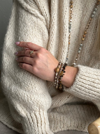 Penelope rannekoru, brown/gold