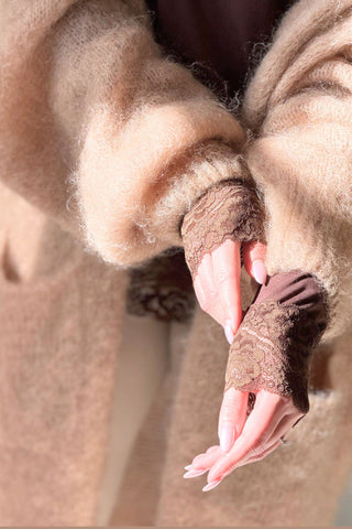 Bamboo Lace Divine pitkähihainen paita, coffee