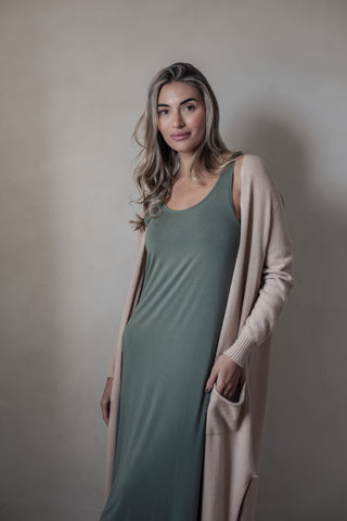 Bamboo Glow mekko, camo green