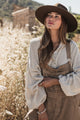 Chalky cotton shirt, sand