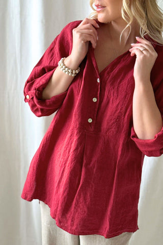 Ella pellavapaita, red wine