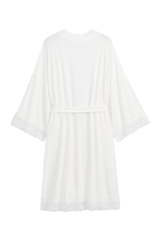 Bamboo Lace kimono, valkoinen