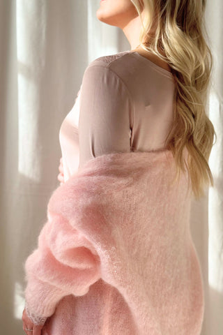 Bamboo Lace Divine long sleeve shirt, light pink