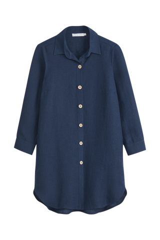 Mia pellavapaitis, navy