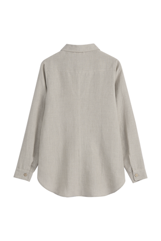 Boyfriend pellavapaitis, natural