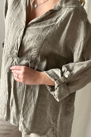 Ella pellavapaita, taupe