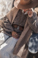 Irene alpakkasekoiteneule, taupe