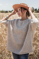 Lise alpakkasekoiteneule, beige