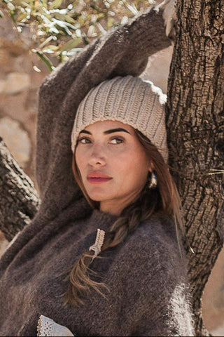 Maia villasekoitepipo, beige