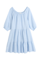 Abby linen dress, light blue