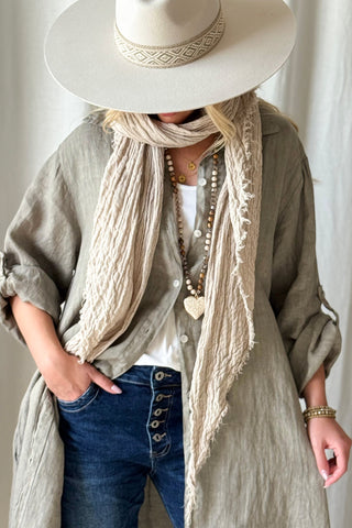 Adele paitamekko, taupe