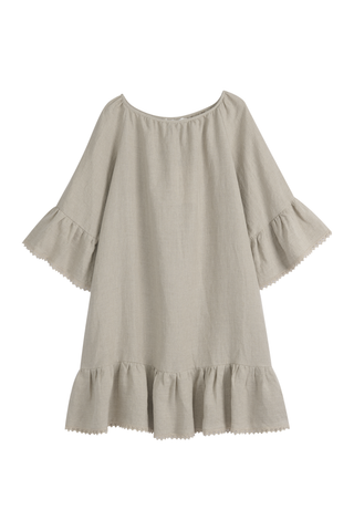 Alana pitsi pellavamekko, natural