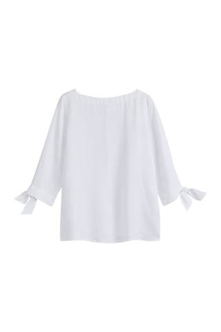 Alberobello linen shirt, white