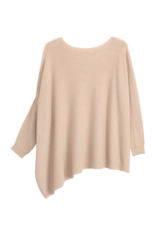 All For You asymmetrinen neule, beige