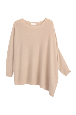 All For You asymmetrinen neule, beige