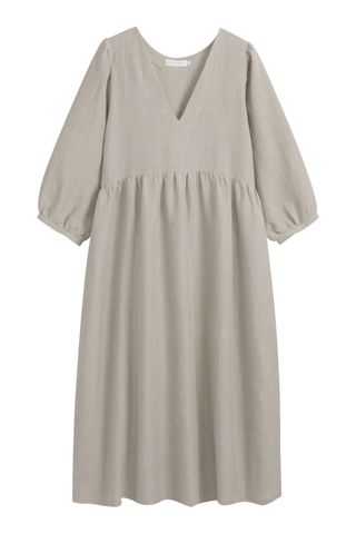 Almira linen dress, natural