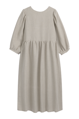 Almira linen dress, natural