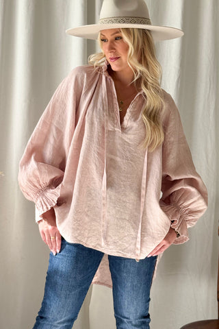 Amaia pellavapaita, light pink