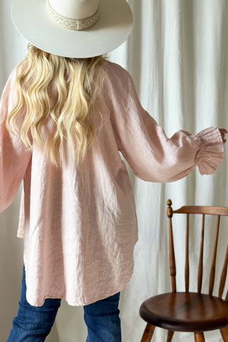 Amaia pellavapaita, light pink