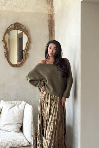 Angie neule, forest green