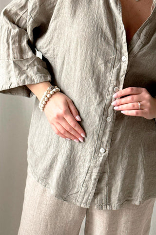 Arte pellavapaita, taupe