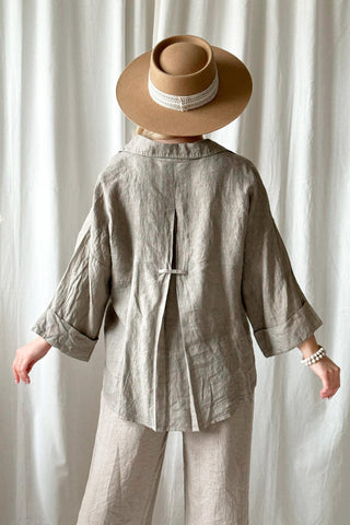 Arte pellavapaita, taupe