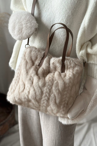 Aubrey olkalaukku tote, cream