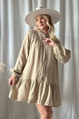 Avelle pellavatunika, cashmere