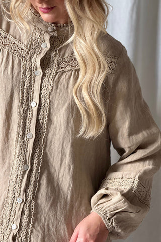 Avelle pellavatunika, cashmere