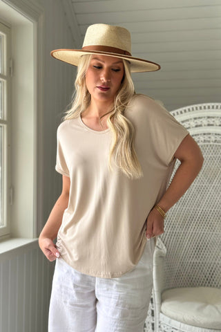 Avril modal t-paita, beige