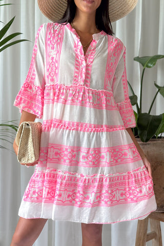 Aztec Spell dress, pink
