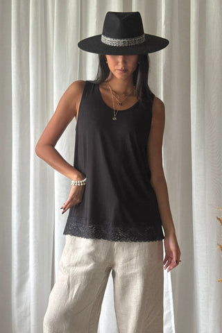 Bamboo Lace Daily toppi, musta