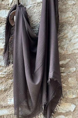 Bamboo scarf, coffee