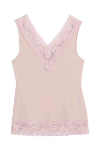 Bamboo Lace Valentine toppi, vaaleanpunainen