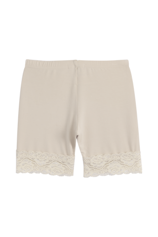 Bamboo Lace pyöräilyshortsit, beige