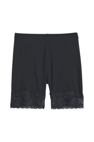 Bamboo Lace pyöräilyshortsit, musta