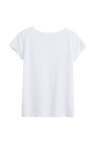 Bamboo basics t-paita, valkoinen