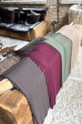 Bamboo scarf, powder