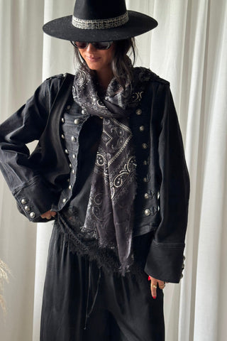 Bandana scarf, black
