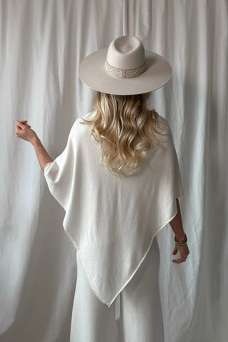 Be Mine poncho, chalk