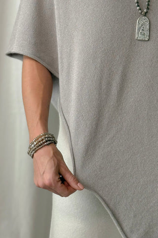 Be Mine poncho, taupe