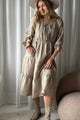 Beth Ellen pellavamekko, cashmere