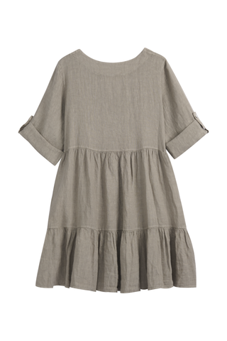 Bethany pellavamekko, taupe