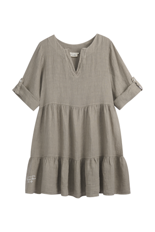 Bethany pellavamekko, taupe