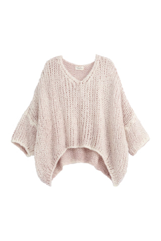 Boho romance jumper, pink