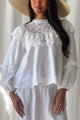 Boho Lace pellavapaita, valkoinen