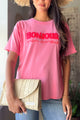 Bonjour t-paita candy pink