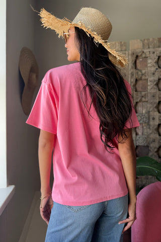 Bonjour t-paita candy pink