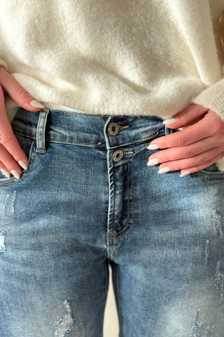 Boyfriend farkut, mid wash