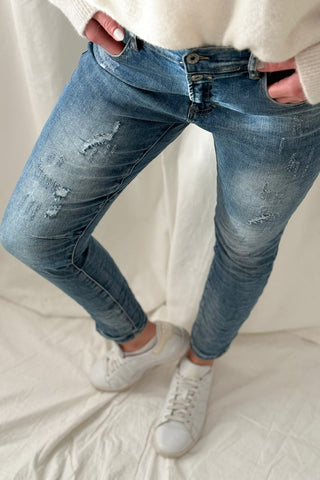 Boyfriend farkut, mid wash